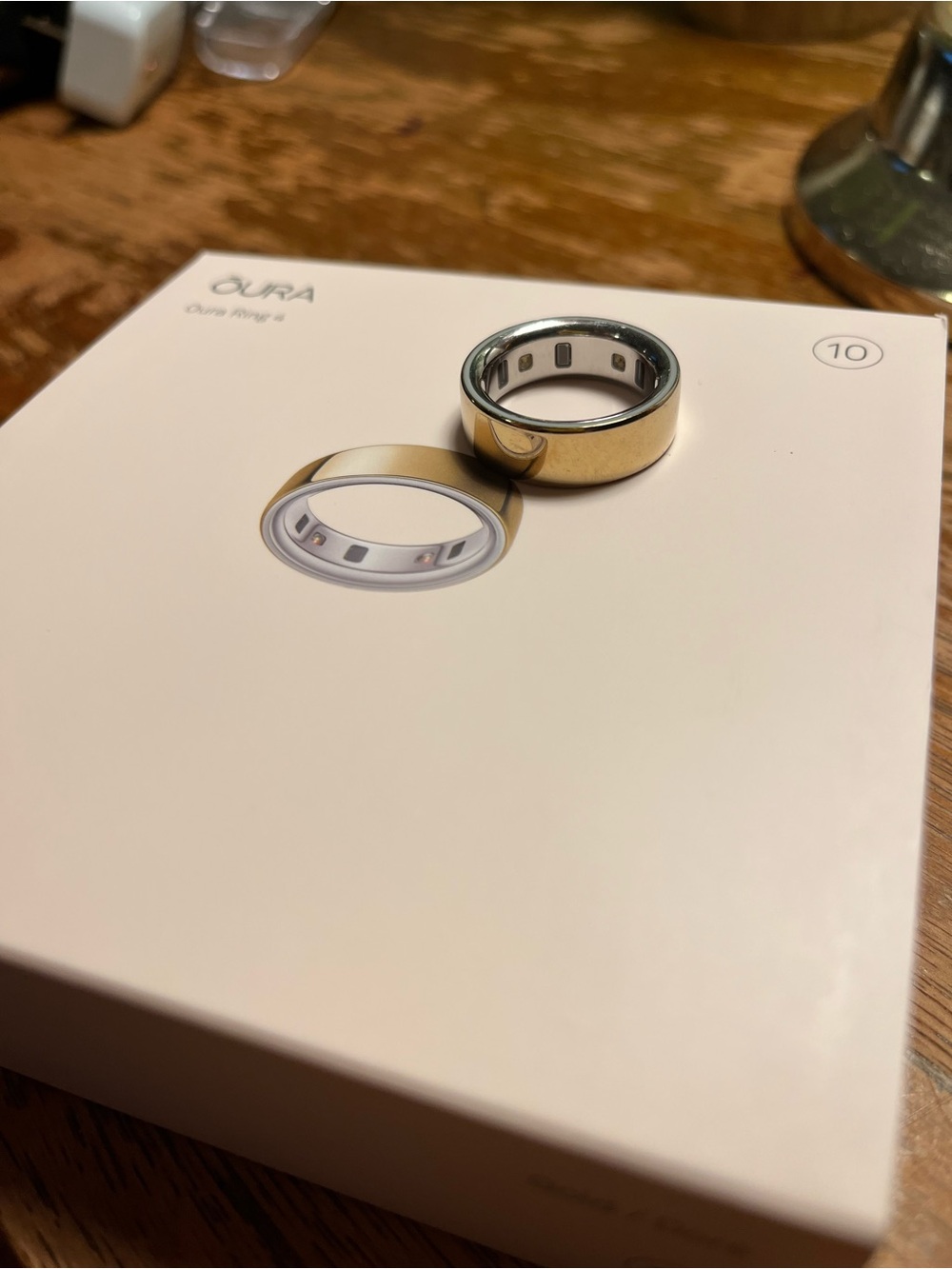 Oura Ring Gen 4 Size 10 Gold